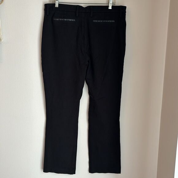 NYDJ Women’s black straight leg work dress pants stretch and comfortable size 12 - Picture 6 of 12
